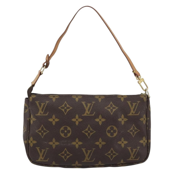 LOUIS VUITTON Monogram Pochette Accessoires Pouch M51980 LV Auth BA11619