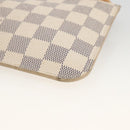 LOUIS VUITTON Damier Azur Neverfull PM Pouch Accessory Pouch LV Auth BA11621-10