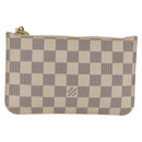LOUIS VUITTON Damier Azur Neverfull PM Pouch Accessory Pouch LV Auth BA11621-2