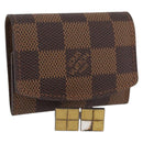 LOUIS VUITTON Damier Ebene Buton De Manchette Cuffs LV Auth BA11622-1