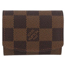 LOUIS VUITTON Damier Ebene Buton De Manchette Cuffs LV Auth BA11622-13
