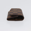 LOUIS VUITTON Damier Ebene Buton De Manchette Cuffs LV Auth BA11622-3