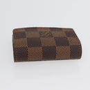 LOUIS VUITTON Damier Ebene Buton De Manchette Cuffs LV Auth BA11622-5