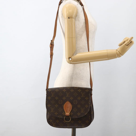 LOUIS VUITTON Monogram Saint Cloud GM Shoulder Bag M51242 LV Auth BA11625
