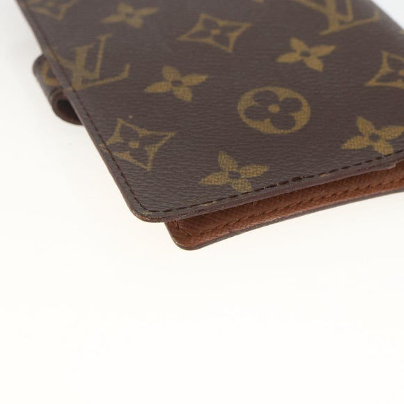 LOUIS VUITTON Monogram Agenda PM Day Planner Cover R20005 LV Auth BA11626