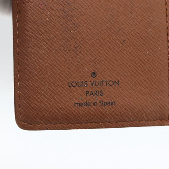 LOUIS VUITTON Monogram Agenda PM Day Planner Cover R20005 LV Auth BA11626