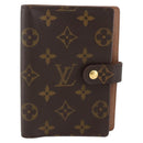 LOUIS VUITTON Monogram Agenda PM Day Planner Cover R20005 LV Auth BA11626-13