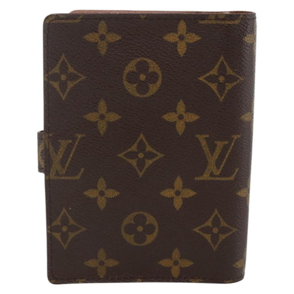 LOUIS VUITTON Monogram Agenda PM Day Planner Cover R20005 LV Auth BA11626