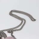 Stella MacCartney Falabella Shoulder Bag polyester Pink Silver Auth BA11627-10