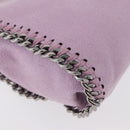 Stella MacCartney Falabella Shoulder Bag polyester Pink Silver Auth BA11627-12