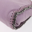 Stella MacCartney Falabella Shoulder Bag polyester Pink Silver Auth BA11627-13