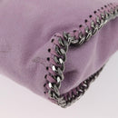 Stella MacCartney Falabella Shoulder Bag polyester Pink Silver Auth BA11627-15
