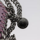 Stella MacCartney Falabella Shoulder Bag polyester Pink Silver Auth BA11627-16