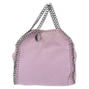 Stella MacCartney Falabella Shoulder Bag polyester Pink Silver Auth BA11627-2