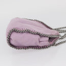 Stella MacCartney Falabella Shoulder Bag polyester Pink Silver Auth BA11627-4