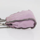 Stella MacCartney Falabella Shoulder Bag polyester Pink Silver Auth BA11627-5