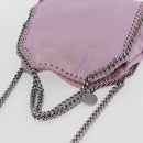 Stella MacCartney Falabella Shoulder Bag polyester Pink Silver Auth BA11627-6
