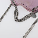 Stella MacCartney Falabella Shoulder Bag polyester Pink Silver Auth BA11627-7