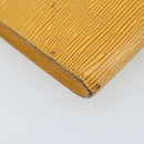 LOUIS VUITTON Epi Pochette Accessoires Pouch Yellow M52949 LV Auth BA11630-15