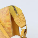 LOUIS VUITTON Epi Pochette Accessoires Pouch Yellow M52949 LV Auth BA11630-18