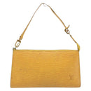 LOUIS VUITTON Epi Pochette Accessoires Pouch Yellow M52949 LV Auth BA11630-13