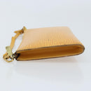 LOUIS VUITTON Epi Pochette Accessoires Pouch Yellow M52949 LV Auth BA11630-4
