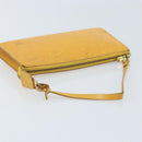 LOUIS VUITTON Epi Pochette Accessoires Pouch Yellow M52949 LV Auth BA11630-7
