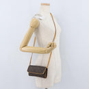 LOUIS VUITTON Monogram Pochette Twin PM Shoulder Bag M51854 LV Auth BA11631-21