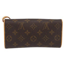 LOUIS VUITTON Monogram Pochette Twin PM Shoulder Bag M51854 LV Auth BA11631-2