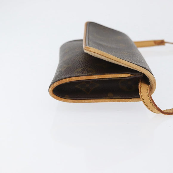 LOUIS VUITTON Monogram Pochette Twin PM Shoulder Bag M51854 LV Auth BA11631