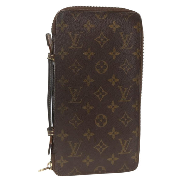 LOUIS VUITTON Monogram Poche Escapade Travel Case M60113 LV Auth BA11632
