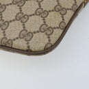 GUCCI GG Supreme Web Sherry Line Bag PVC Beige Gold 904 02 047 Auth BA11637-10