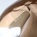 GUCCI GG Supreme Web Sherry Line Bag PVC Beige Gold 904 02 047 Auth BA11637-21