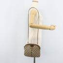 GUCCI GG Supreme Web Sherry Line Bag PVC Beige Gold 904 02 047 Auth BA11637-22