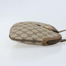 GUCCI GG Supreme Web Sherry Line Bag PVC Beige Gold 904 02 047 Auth BA11637-4