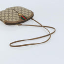 GUCCI GG Supreme Web Sherry Line Bag PVC Beige Gold 904 02 047 Auth BA11637-7
