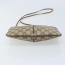 GUCCI GG Supreme Web Sherry Line Bag PVC Beige Gold 904 02 047 Auth BA11637-9