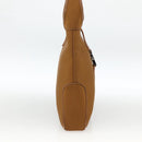 Salvatore Ferragamo Shoulder Bag Nylon Brown Silver Auth BA11638-3