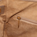 Salvatore Ferragamo Tote Bag Canvas Beige Gold Auth BA11639-19