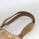 Salvatore Ferragamo Tote Bag Canvas Beige Gold Auth BA11639-8
