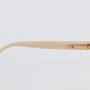 CHANEL Glasses plastic 2 Set Brown Beige CC Auth BA11642-10