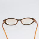 CHANEL Glasses plastic 2 Set Brown Beige CC Auth BA11642-13