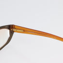 CHANEL Glasses plastic 2 Set Brown Beige CC Auth BA11642-18