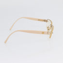CHANEL Glasses plastic 2 Set Brown Beige CC Auth BA11642-6