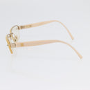 CHANEL Glasses plastic 2 Set Brown Beige CC Auth BA11642-7