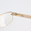 CHANEL Glasses plastic 2 Set Brown Beige CC Auth BA11642-8
