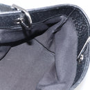 GUCCI GG Canvas Handtasche Schwarz Silber 120844 Auth BA11644-18