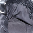 GUCCI GG Canvas Handtasche Schwarz Silber 120844 Auth BA11644-19