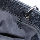 GUCCI GG Canvas Handtasche Schwarz Silber 120844 Auth BA11644-20