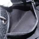 GUCCI GG Canvas Handtasche Schwarz Silber 120844 Auth BA11644-21